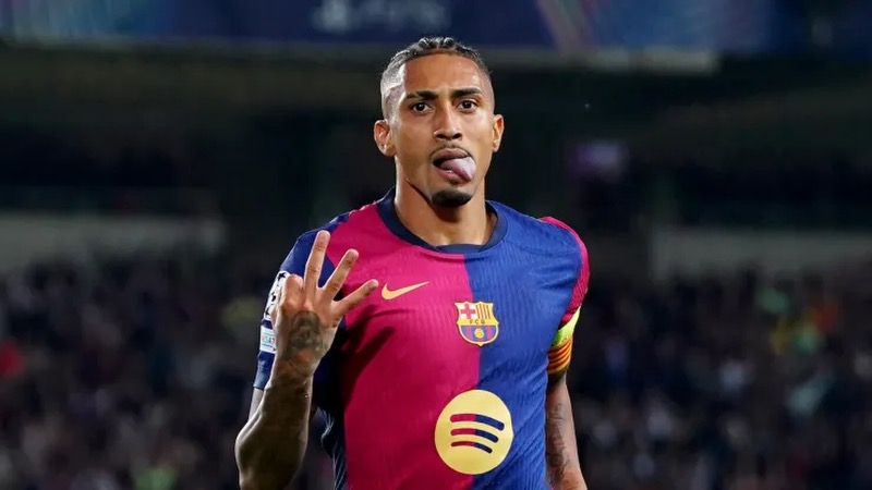 Cầu thủ Raphinha thực sự đã mang lại hi vọng cho đội bóng xứ Catalonia Cầu thủ Raphinha thực sự đã mang lại hi vọng cho đội bóng xứ Catalonia
